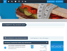 Tablet Screenshot of forum.mojadieta.pl